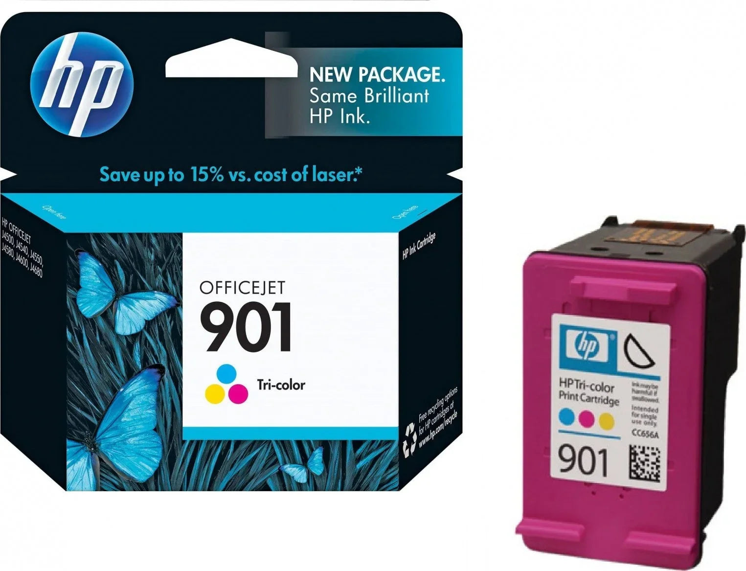 HP 901 Ink Cartridge - Black, Tricolor & Combo - eBuy UAE